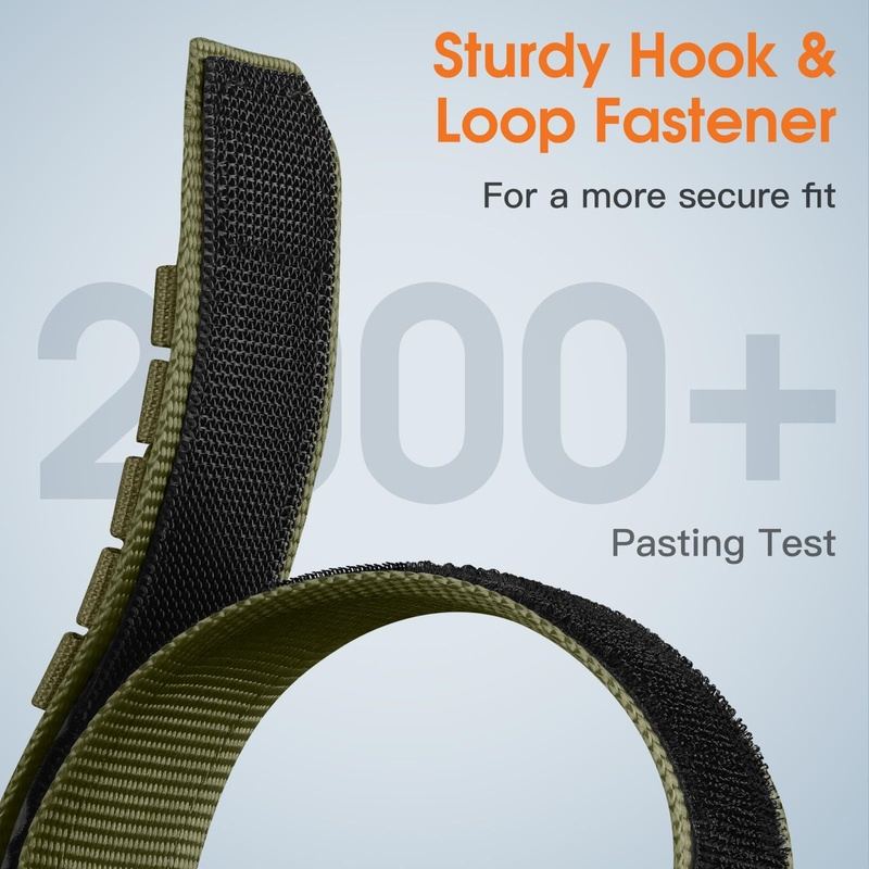 20/22mm Outdoor Mountaineering Nylon Canvas Loop For Samsung/Garmin/Fossil/Others - Image 4