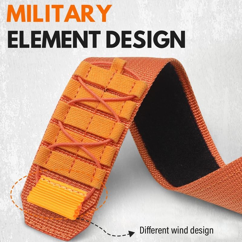20/22mm Outdoor Mountaineering Nylon Canvas Loop For Samsung/Garmin/Fossil/Others - Image 5