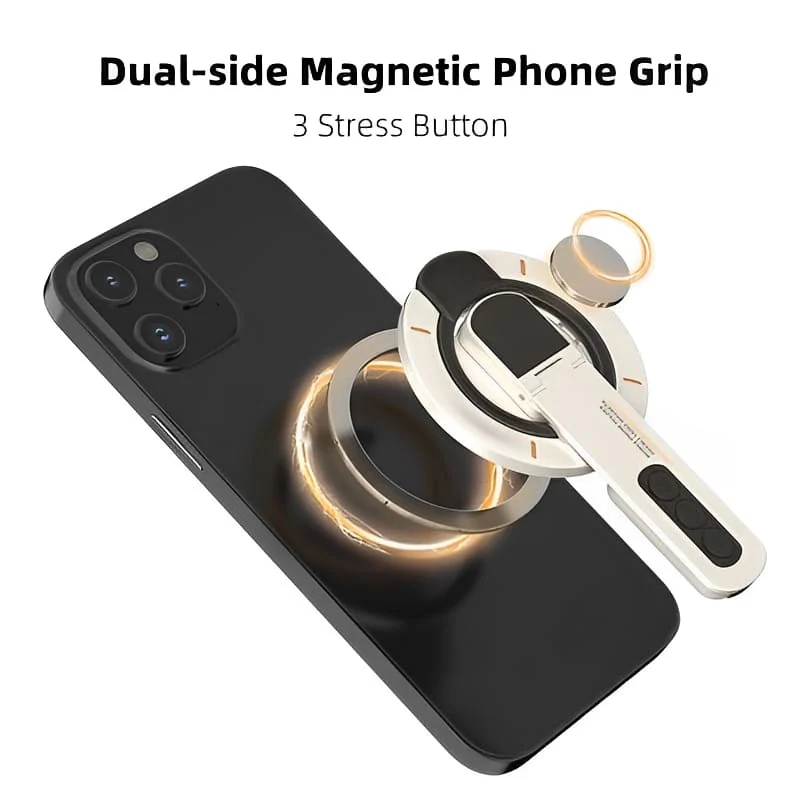 ChubbyGrip 3-in-1 Magnetic PhoneGrip – 360° Rotating Anti-Slip Stress Relief - Image 4