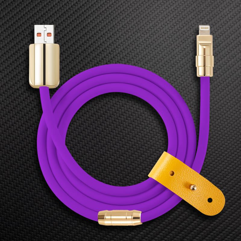 "Golden Chubby" Custom Gilded Fast Charge Cable - Image 10