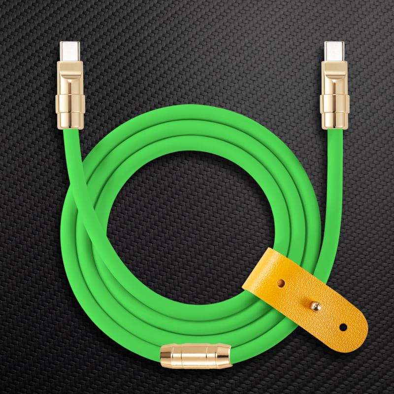 "Golden Chubby" Custom Gilded Fast Charge Cable - Image 29