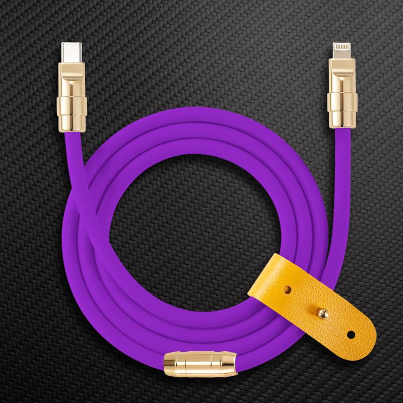 "Golden Chubby" Custom Gilded Fast Charge Cable - Image 35