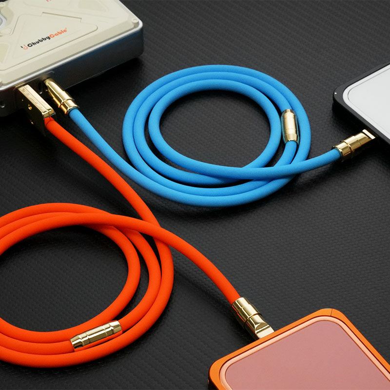 "Golden Chubby" Custom Gilded Fast Charge Cable - Image 5