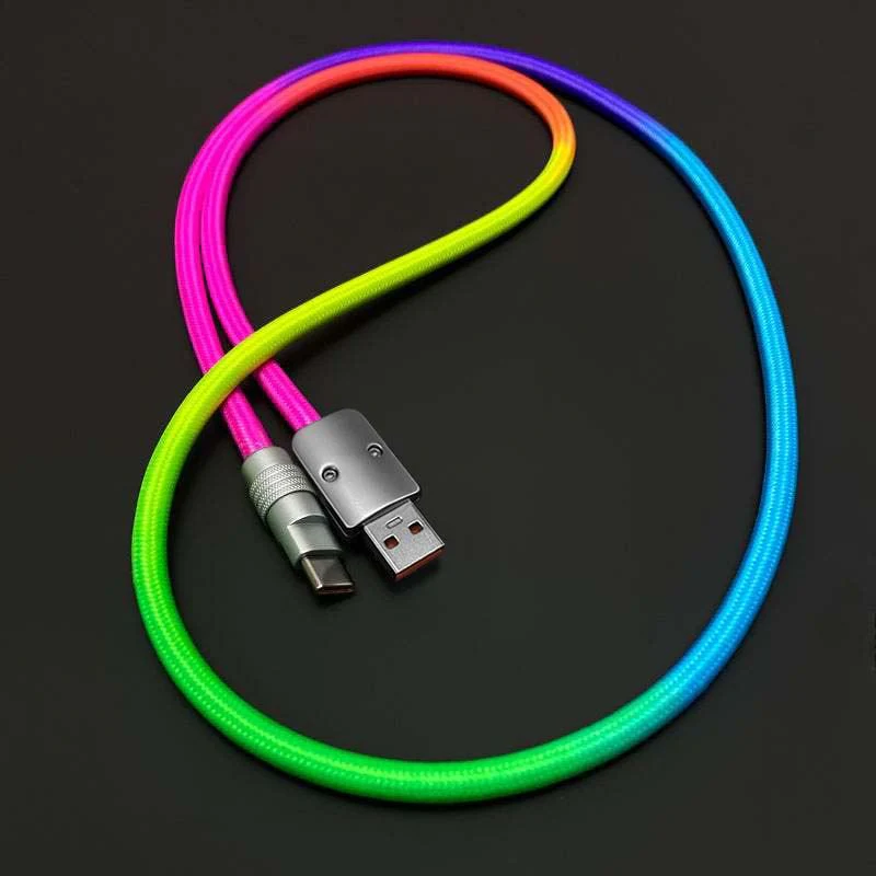 "Rainbow Chubby" Colorful Chubby Cable - Image 22