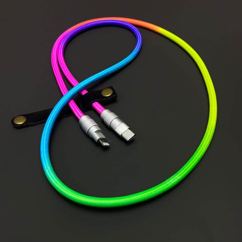 "Rainbow Chubby" Colorful Chubby Cable - Image 24