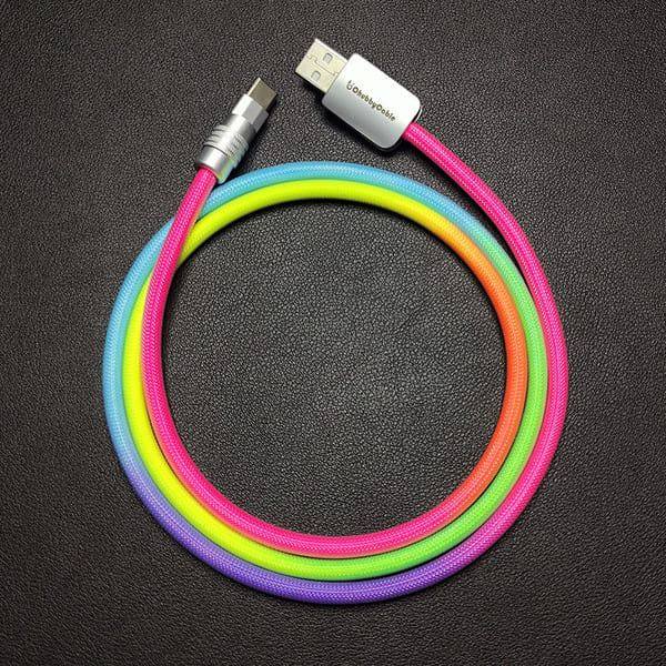 "Rainbow Chubby" Colorful Chubby Cable - Image 6