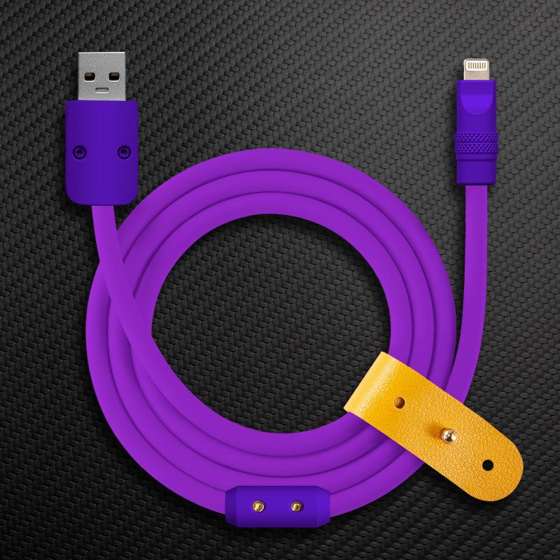 "Mono Chubby" Solid Color Silicone Charge Cable - Image 12