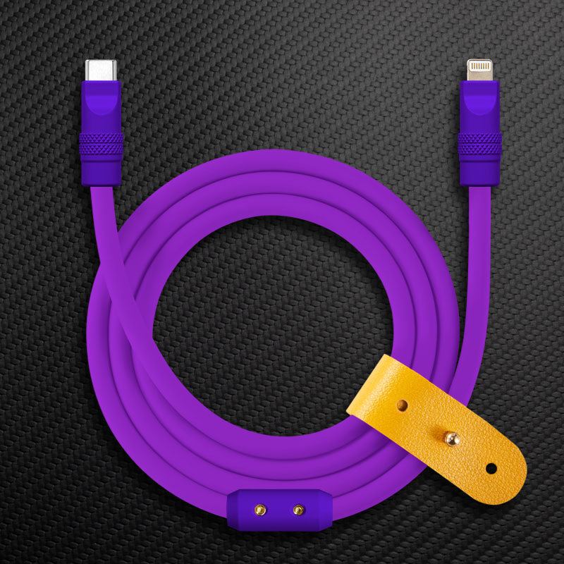 "Mono Chubby" Solid Color Silicone Charge Cable - Image 13