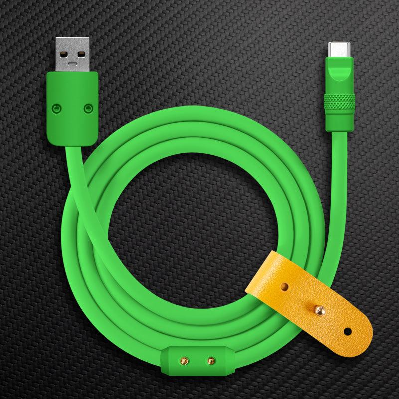 "Mono Chubby" Solid Color Silicone Charge Cable - Image 14