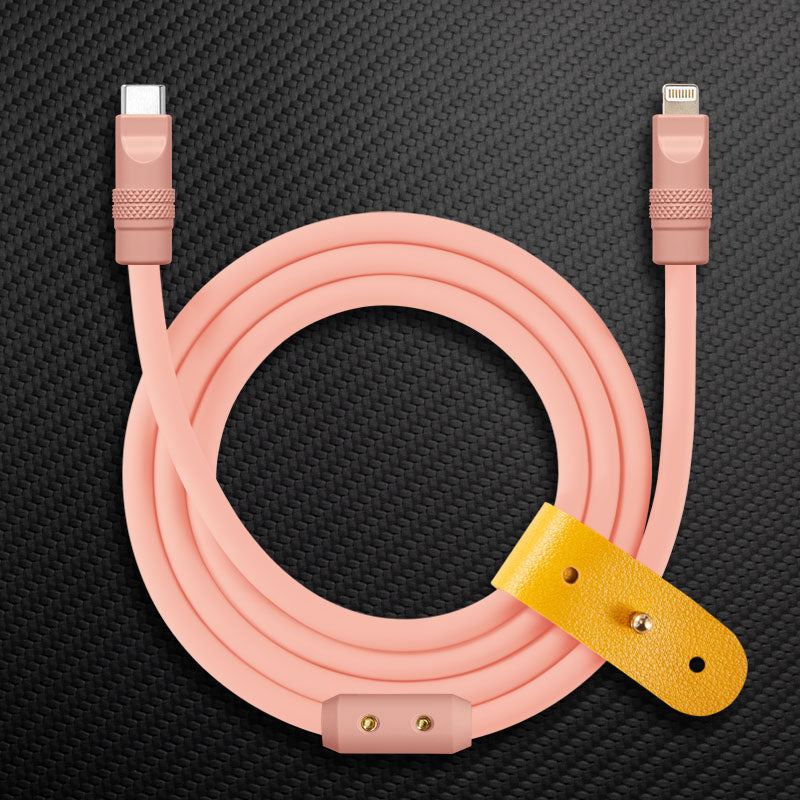 "Mono Chubby" Solid Color Silicone Charge Cable - Image 21