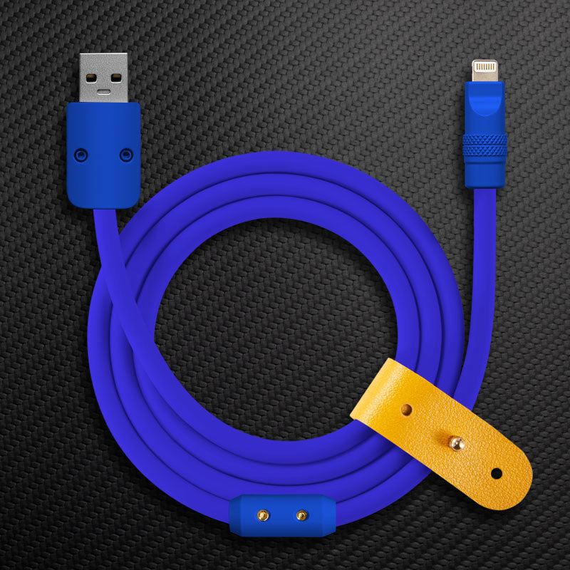 "Mono Chubby" Solid Color Silicone Charge Cable - Image 28