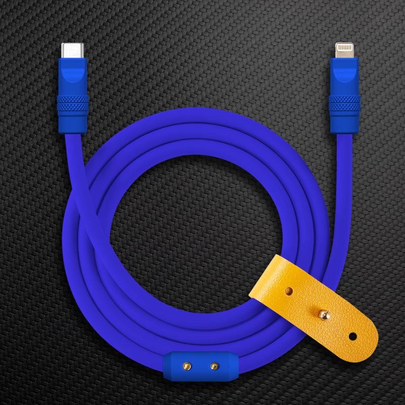 "Mono Chubby" Solid Color Silicone Charge Cable - Image 29