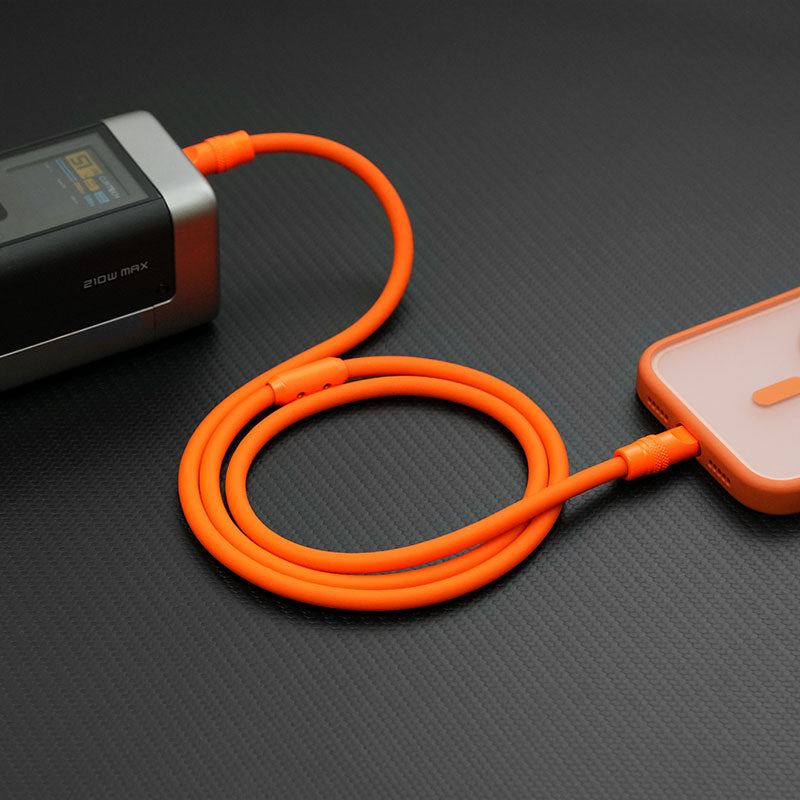 "Mono Chubby" Solid Color Silicone Charge Cable - Image 3