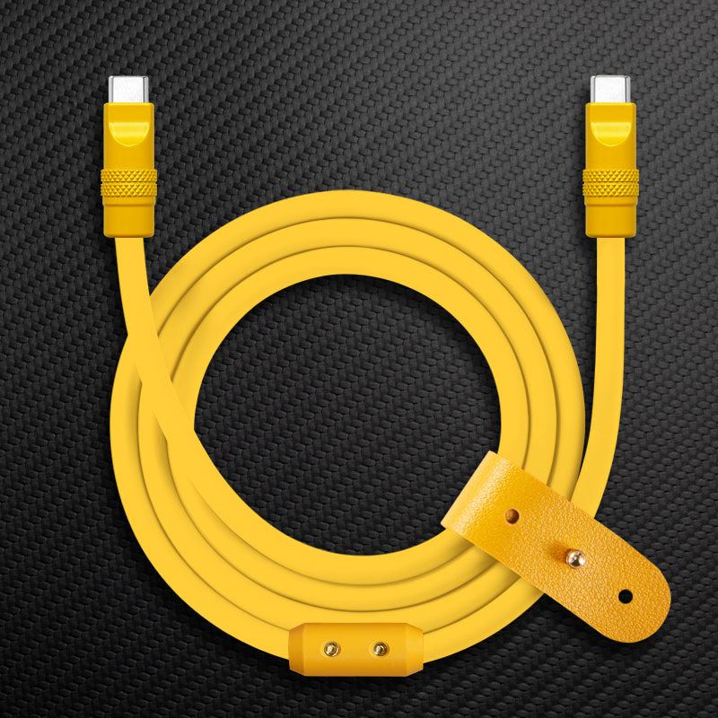 "Mono Chubby" Solid Color Silicone Charge Cable - Image 35