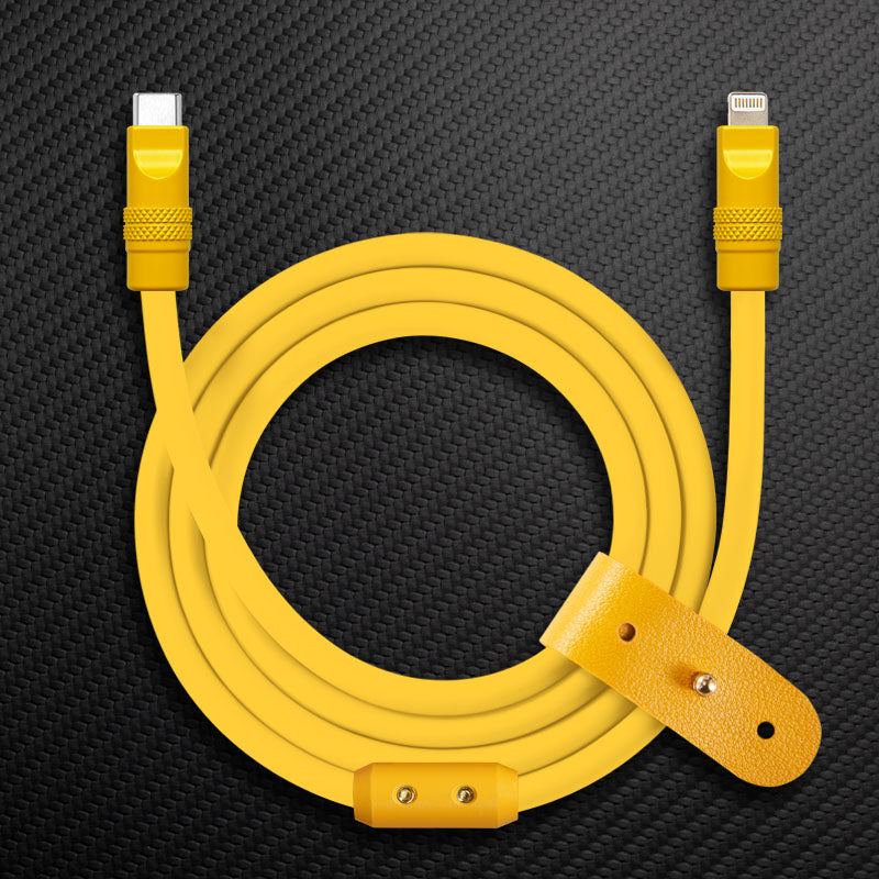"Mono Chubby" Solid Color Silicone Charge Cable - Image 37