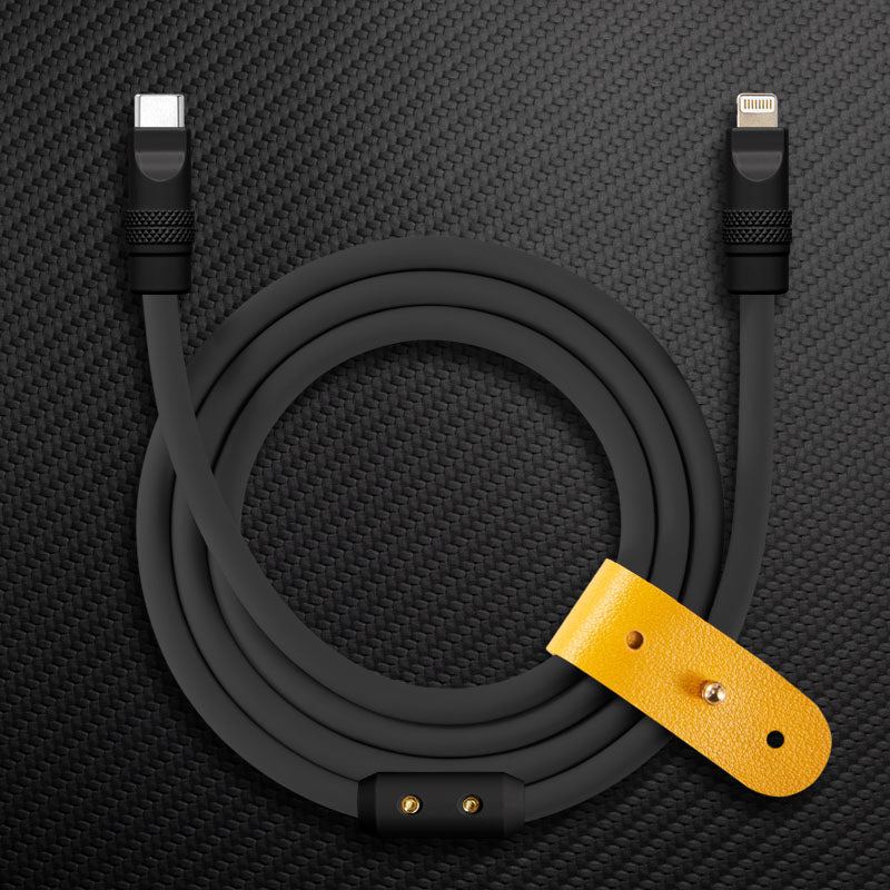 "Mono Chubby" Solid Color Silicone Charge Cable - Image 9