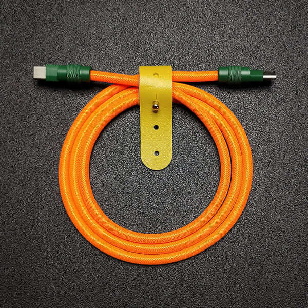 "Chubby" Vibrant Color-block Braided Charge Cable - Image 11