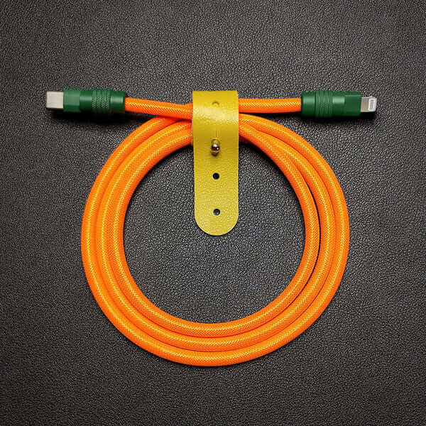 "Chubby" Vibrant Color-block Braided Charge Cable - Image 12