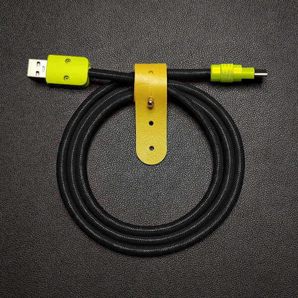 "Chubby" Vibrant Color-block Braided Charge Cable - Image 25