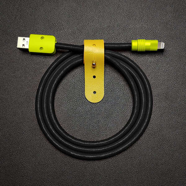 "Chubby" Vibrant Color-block Braided Charge Cable - Image 26