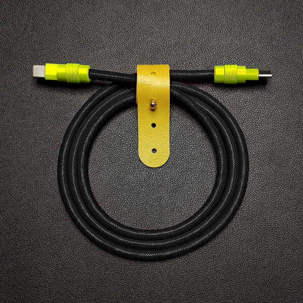 "Chubby" Vibrant Color-block Braided Charge Cable - Image 27