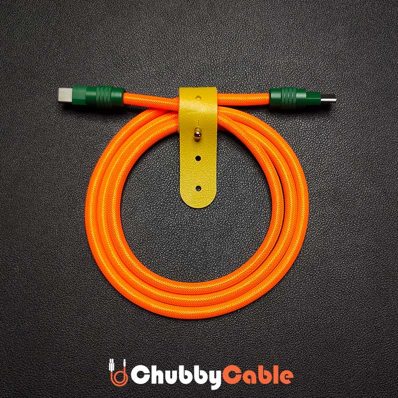 "Chubby" Vibrant Color-block Braided Charge Cable - Image 3