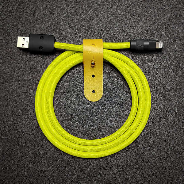 "Chubby" Vibrant Color-block Braided Charge Cable - Image 30