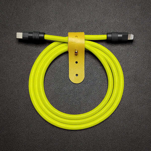 "Chubby" Vibrant Color-block Braided Charge Cable - Image 32