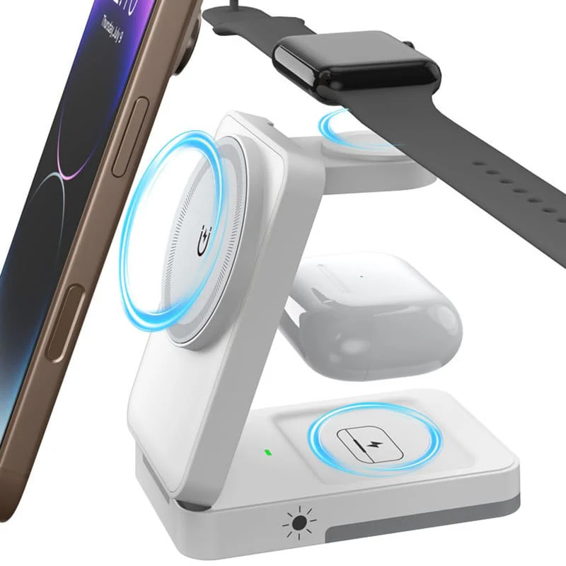 ChubbyCharge FoldPass - Credit Card Sized 3-in-1 Ultra-Thin Wireless Charger Travel Essential - Image 4