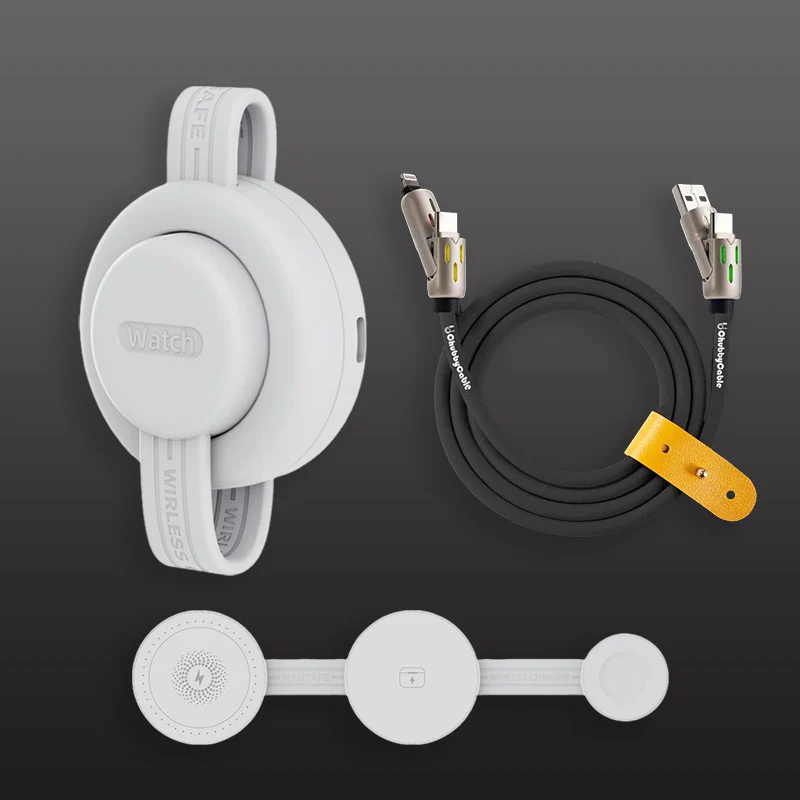 ChubbyCharge NanoPod - Ultra-Light 3-in-1 MagSafe Charger, Foldable Travel Dock for all your devices - Image 3