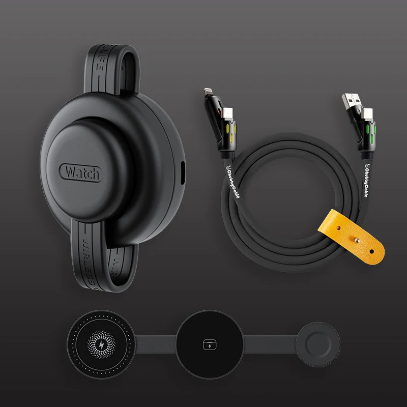 ChubbyCharge NanoPod - Ultra-Light 3-in-1 MagSafe Charger, Foldable Travel Dock for all your devices - Image 4