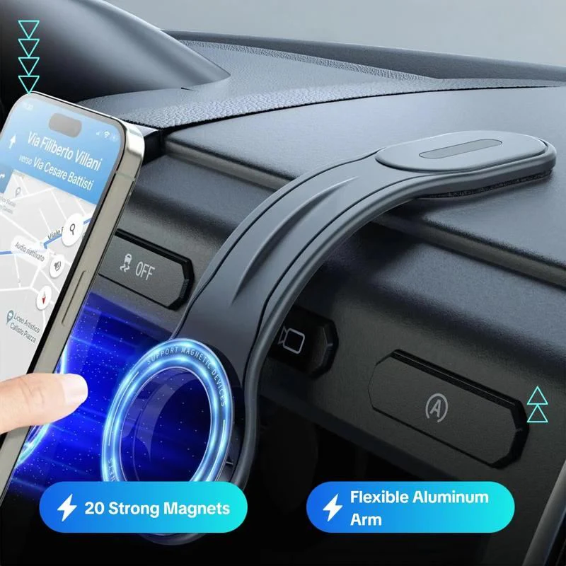 ChubbyDrive FlexGrip - 360° Bendable Magnetic Car Phone Mount - Image 3