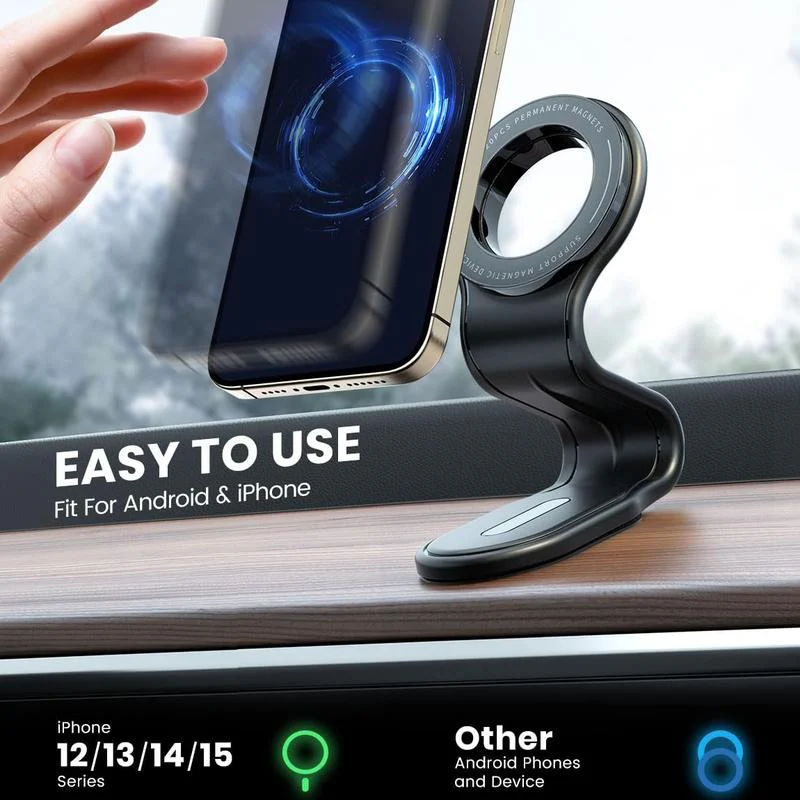 ChubbyDrive FlexGrip - 360° Bendable Magnetic Car Phone Mount - Image 5
