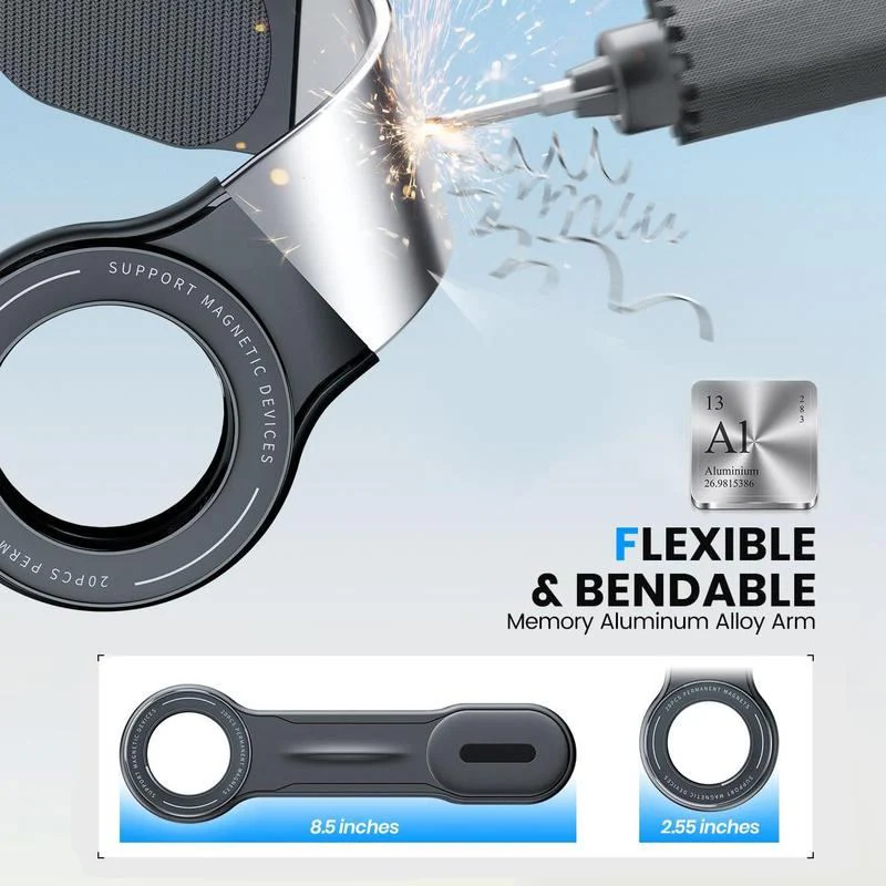 ChubbyDrive FlexGrip - 360° Bendable Magnetic Car Phone Mount - Image 8