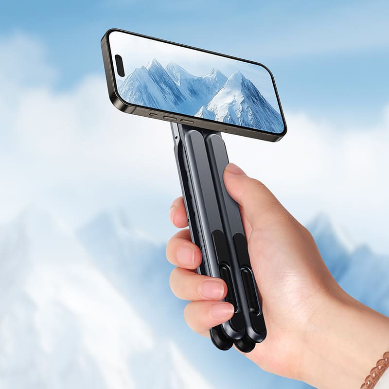 ChubbyGrip Lift - Aluminum Alloy Multi-Device Magnetic Stand – Adjustable Height & Angle for Laptop, Tablet & Phone - Image 10