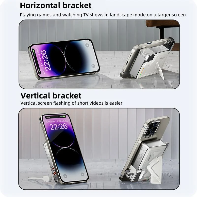 ChubbyPower Magnetic Power Bank – 10,000mAh Power Bank with Wall Plug - Image 3