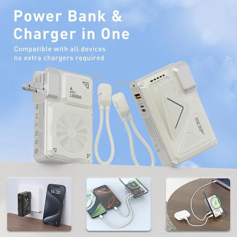 ChubbyPower Magnetic Power Bank – 10,000mAh Power Bank with Wall Plug - Image 6