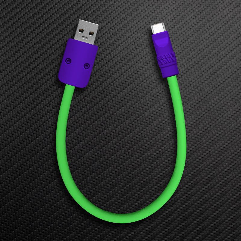 "Color Block Chubby"  Power Bank Friendly Cable - Image 31