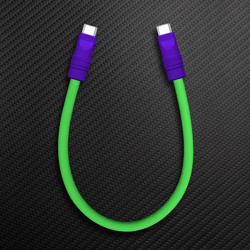"Color Block Chubby"  Power Bank Friendly Cable - Image 32