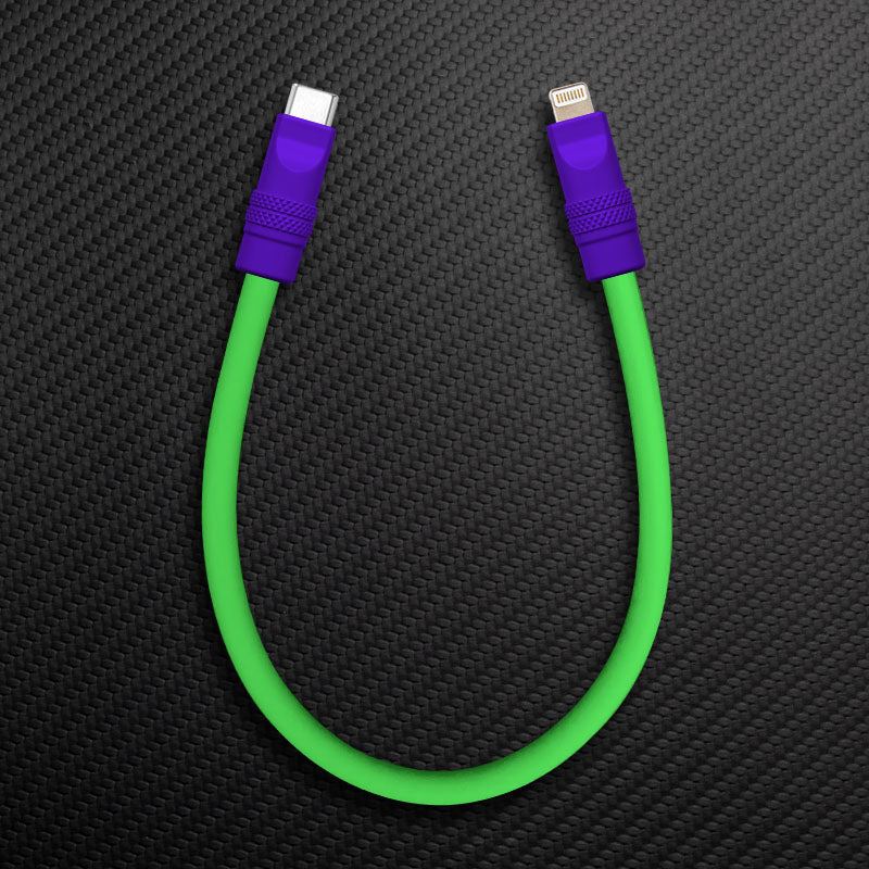 "Color Block Chubby"  Power Bank Friendly Cable - Image 34