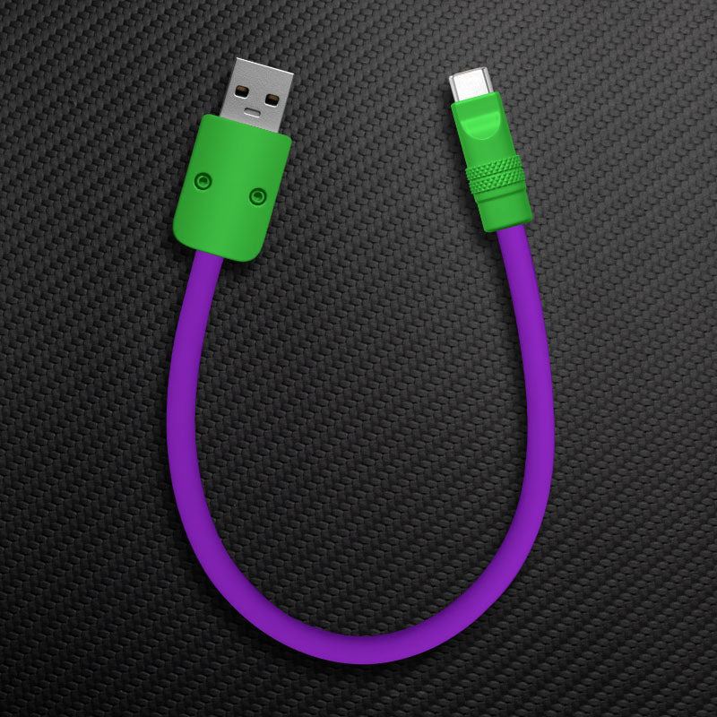 "Color Block Chubby"  Power Bank Friendly Cable - Image 47
