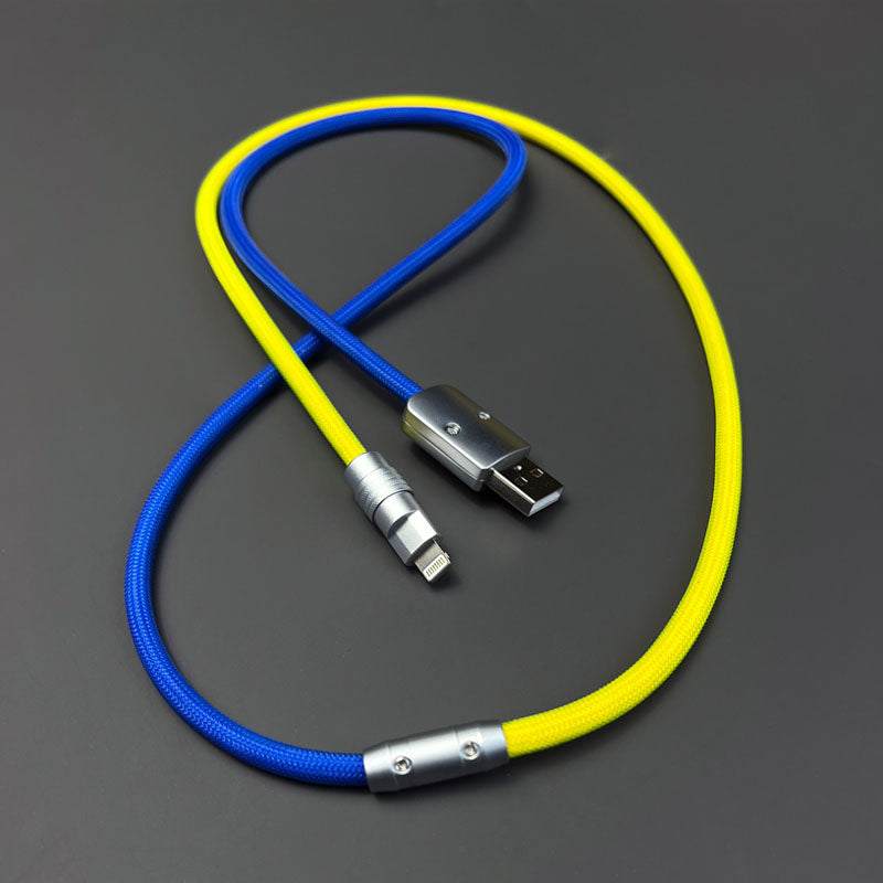 "Color-blocking Chubby" Charge Cable - Image 14