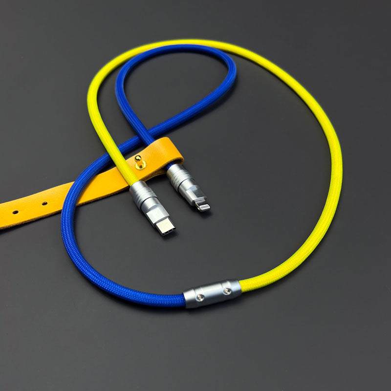 "Color-blocking Chubby" Charge Cable - Image 18