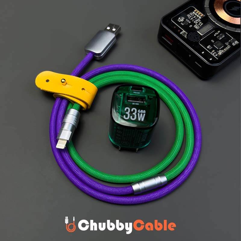 "Color-blocking Chubby" Charge Cable - Image 5