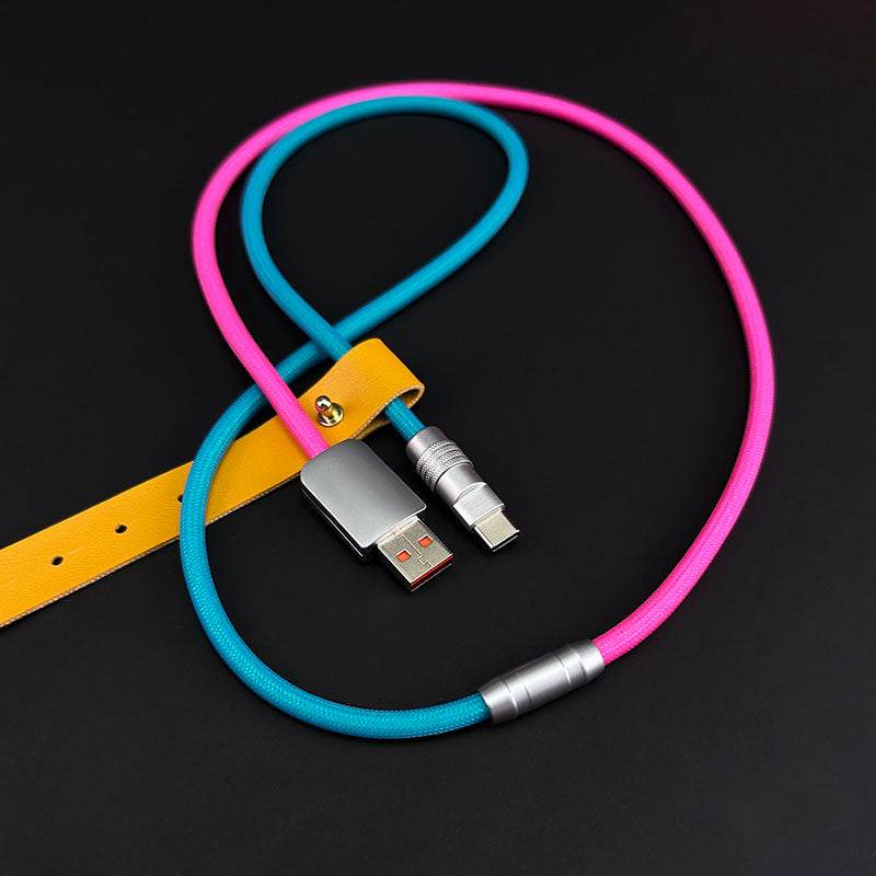 "Color-blocking Chubby" Charge Cable - Image 7