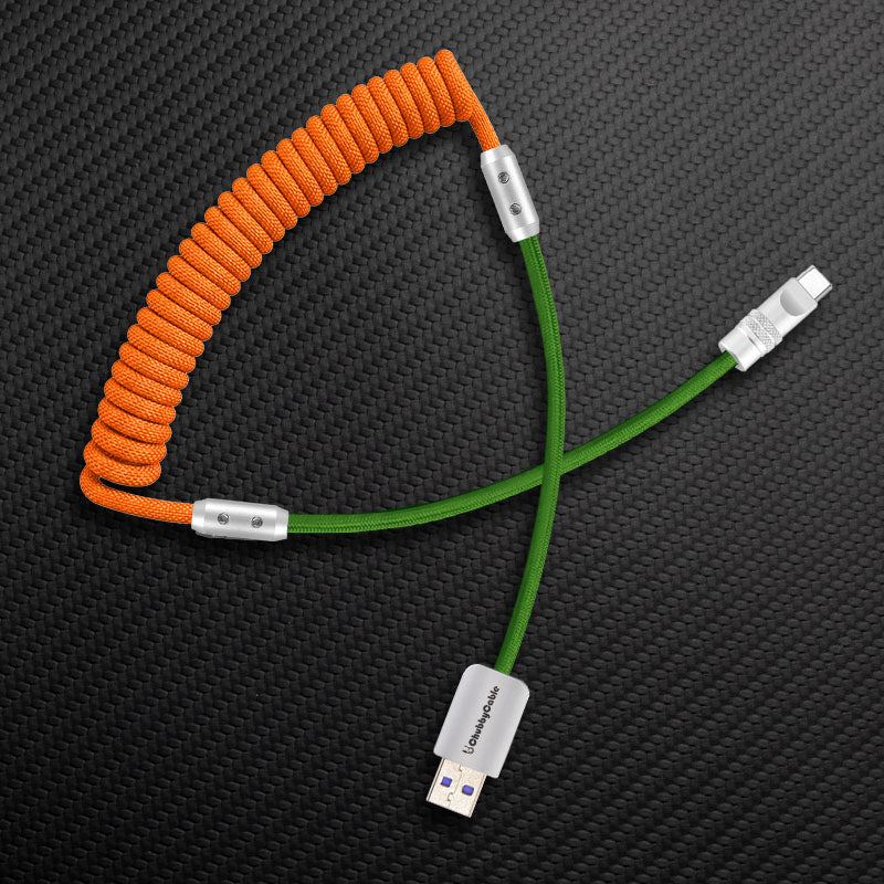 "Colorblock Chubby" Spring Charge Cable - Image 19