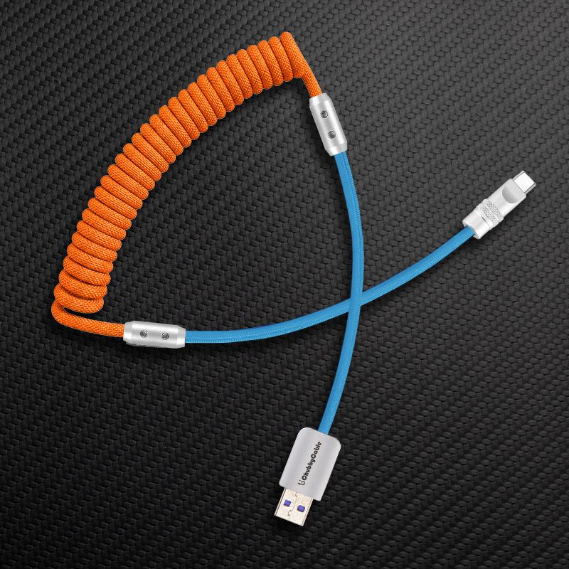 "Colorblock Chubby" Spring Charge Cable - Image 46