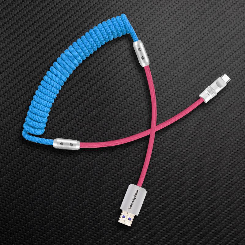 "Colorblock Chubby" Spring Charge Cable - Image 58