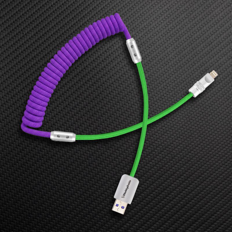 "Colorblock Chubby" Spring Charge Cable - Image 64