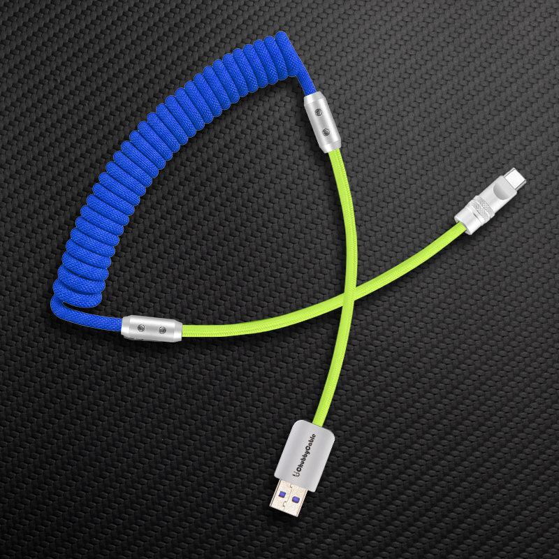 "Colorblock Chubby" Spring Charge Cable - Image 78